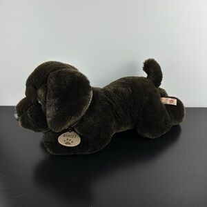 Keel Toys Harley Chocolate Brown Labrador Retriever Puppy Dog 14” Plush Lab